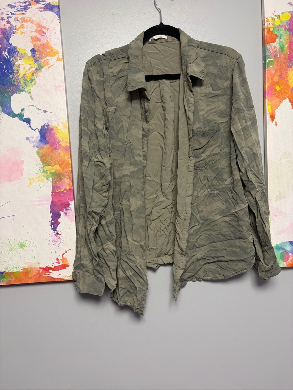Camo print Maurice’s top xl